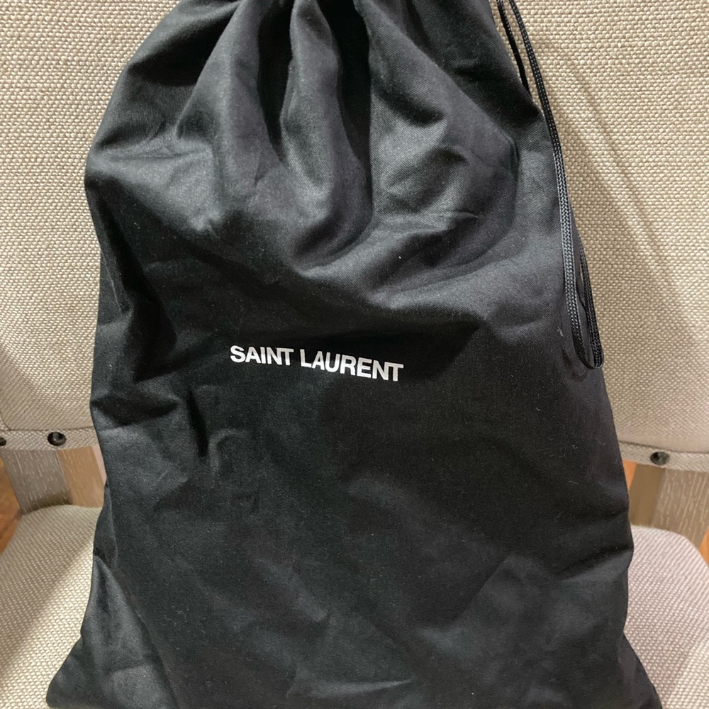 Saint Laurent Dust Bag. Measures at 15x11.5